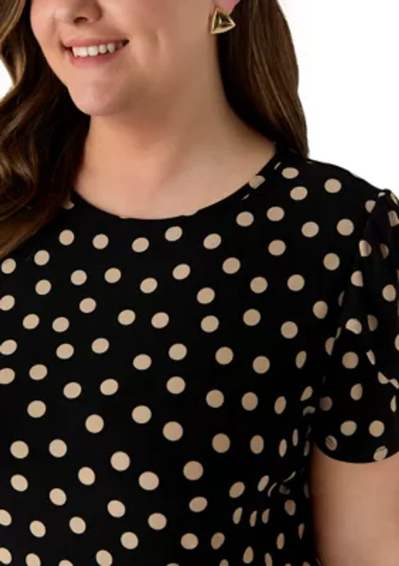 Plus Tulip Sleeve Top