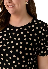 Plus Tulip Sleeve Top