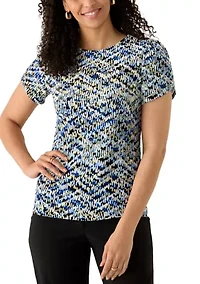 Petite Tulip Sleeve Top