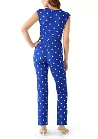 Women's Sleeveless V-Neck Jumpsuit