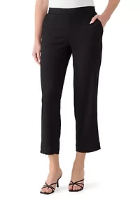 Women's Pull On Bubble Check Ankle Pants