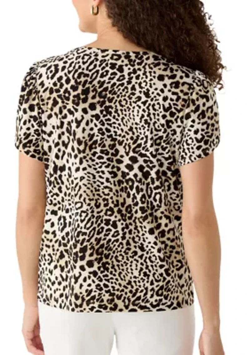 Petite Tulip Sleeve Top