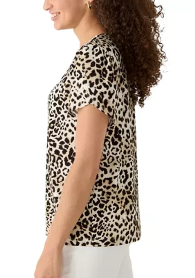 Petite Tulip Sleeve Top