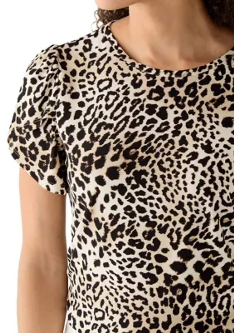 Petite Tulip Sleeve Top