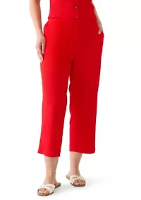 Petite Bubble Check Pants