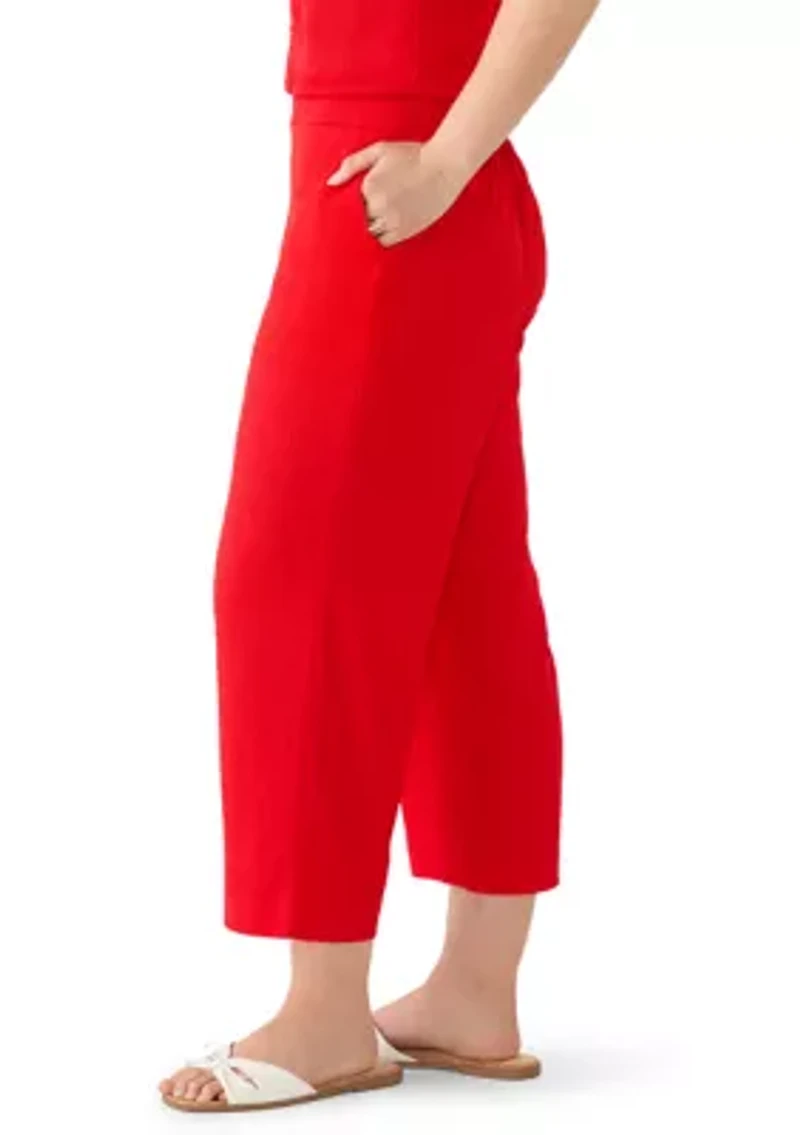 Petite Bubble Check Pants
