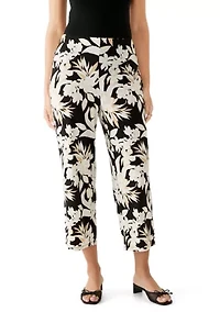 Women's Knit Wide Cropped Pants