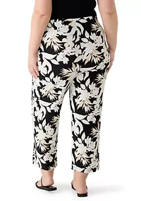 Plus Cropped Pants