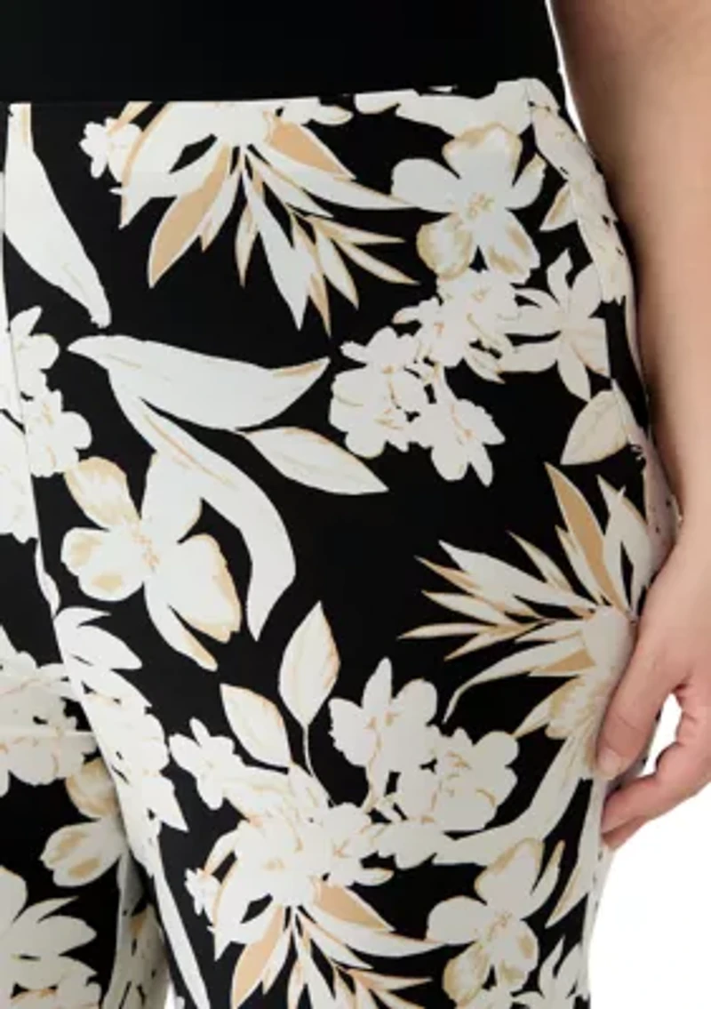 Plus Cropped Pants