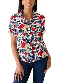 Women's Woven Camp Shirt