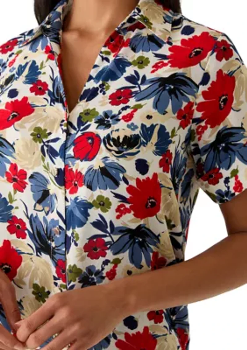 Women's Woven Camp Shirt