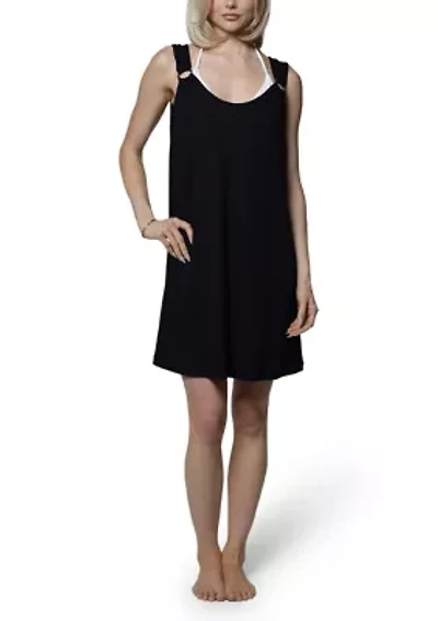 Solid Bondi Ring Tank Swim Coverup Dress