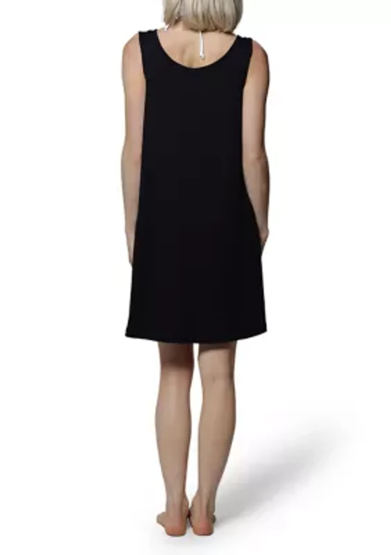 Solid Bondi Ring Tank Swim Coverup Dress