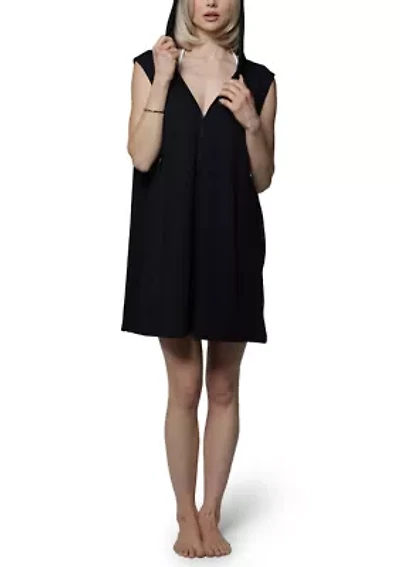 Solid Bondi Full Zip Swim Coverup