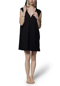 Solid Bondi Full Zip Swim Coverup