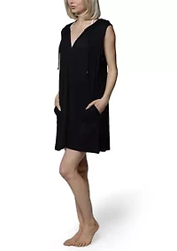 Solid Bondi Full Zip Swim Coverup