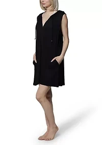 Solid Bondi Full Zip Swim Coverup