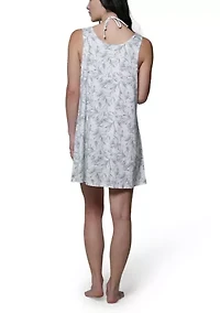 Women's Palm Print Ring Tank Dress