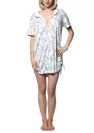 Plus Side Tie Full Zip Hoodie