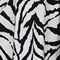 Women's Zebra Print Pocket Swim Coverup Dress