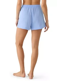 Women's Solid Drawstring Shorts
