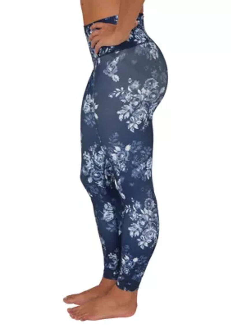 Women's Lux Printed Hi-Rise 7/8 Length Leggings