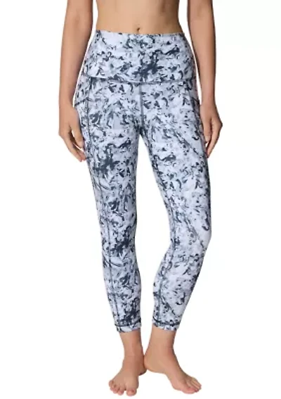 Women's High Rise Interlock Tribeca Cropped Leggings with Side Pocket