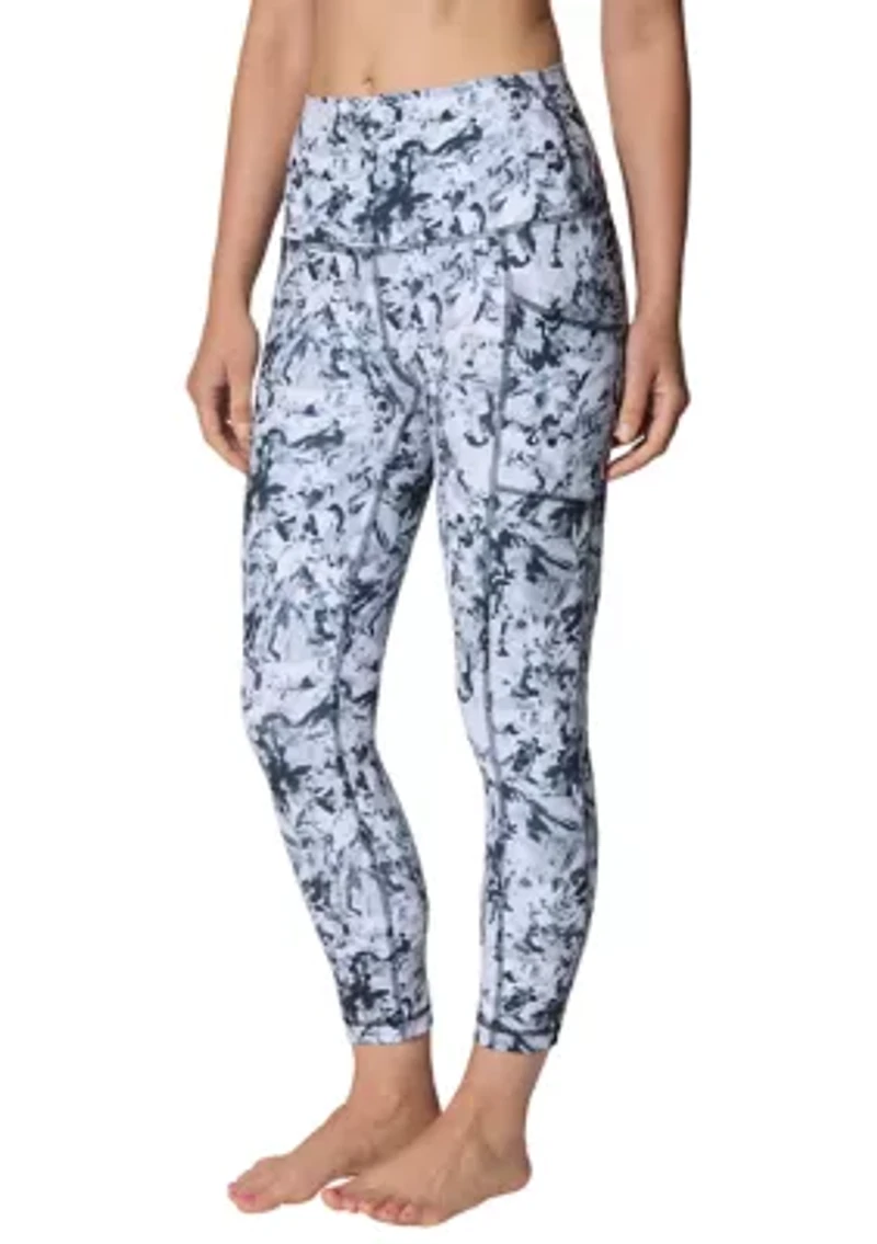 Women's High Rise Interlock Tribeca Cropped Leggings with Side Pocket