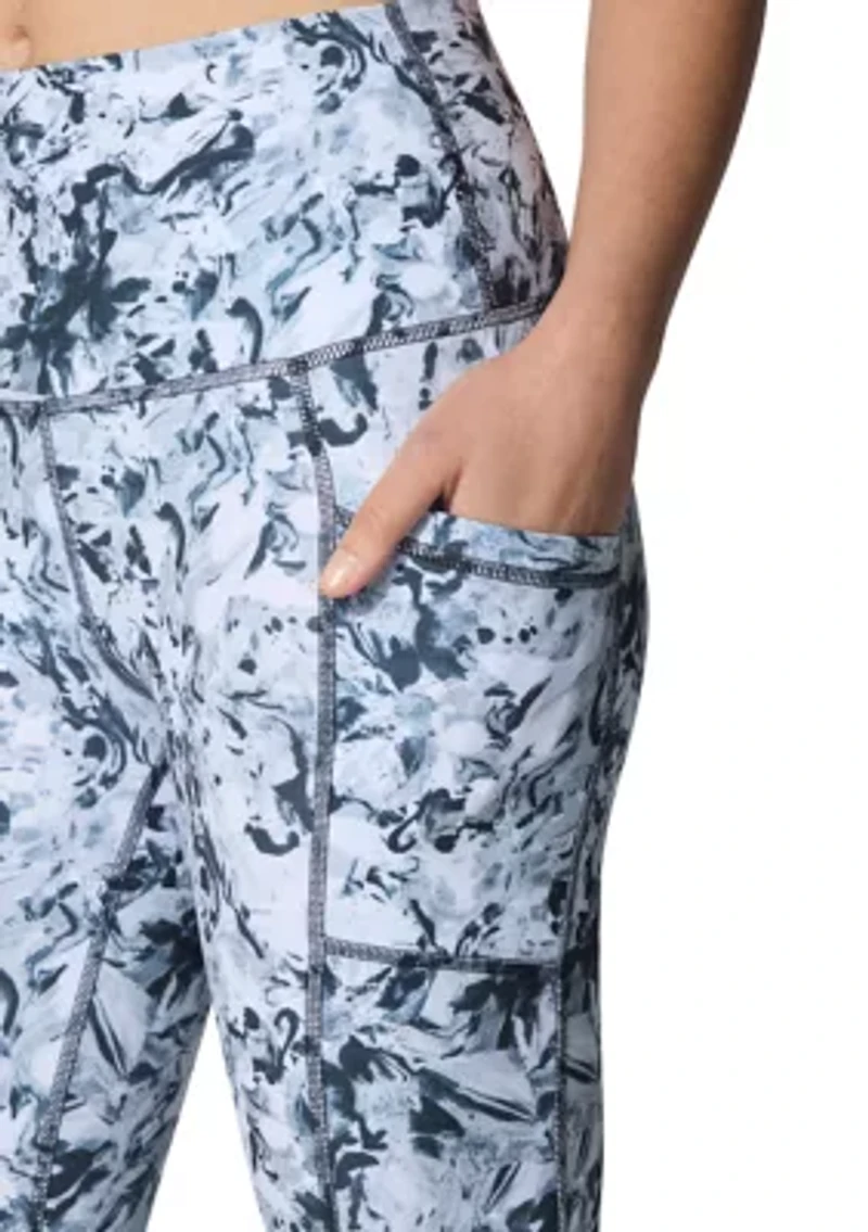 Women's High Rise Interlock Tribeca Cropped Leggings with Side Pocket