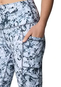 Women's High Rise Interlock Tribeca Cropped Leggings with Side Pocket