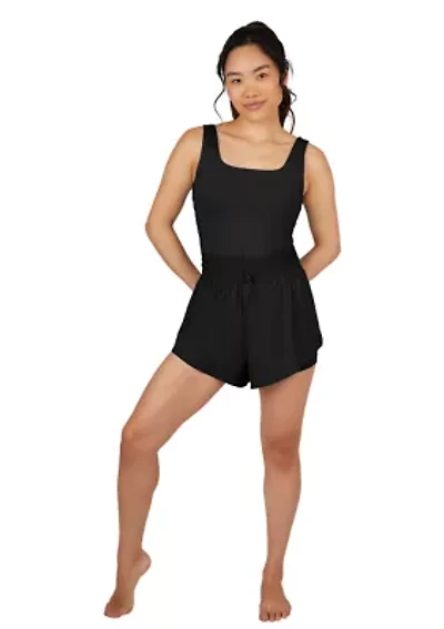 Women's Sleeveless Stevie Romper with Smocked Waist
