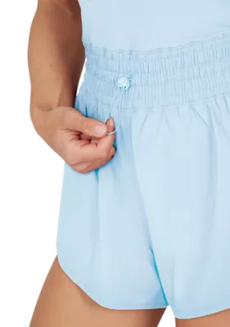 Women's Sleeveless Stevie Romper with Smocked Waist