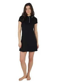 Women's Back Court Short Sleeve Polo Dress