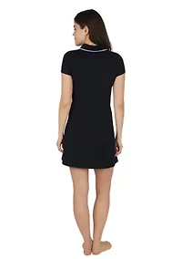 Women's Back Court Short Sleeve Polo Dress