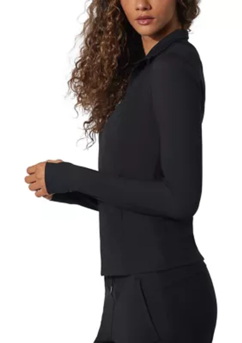 Luxe Pro Element Full Zip Ribbed Jacket