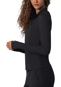 Luxe Pro Element Full Zip Ribbed Jacket