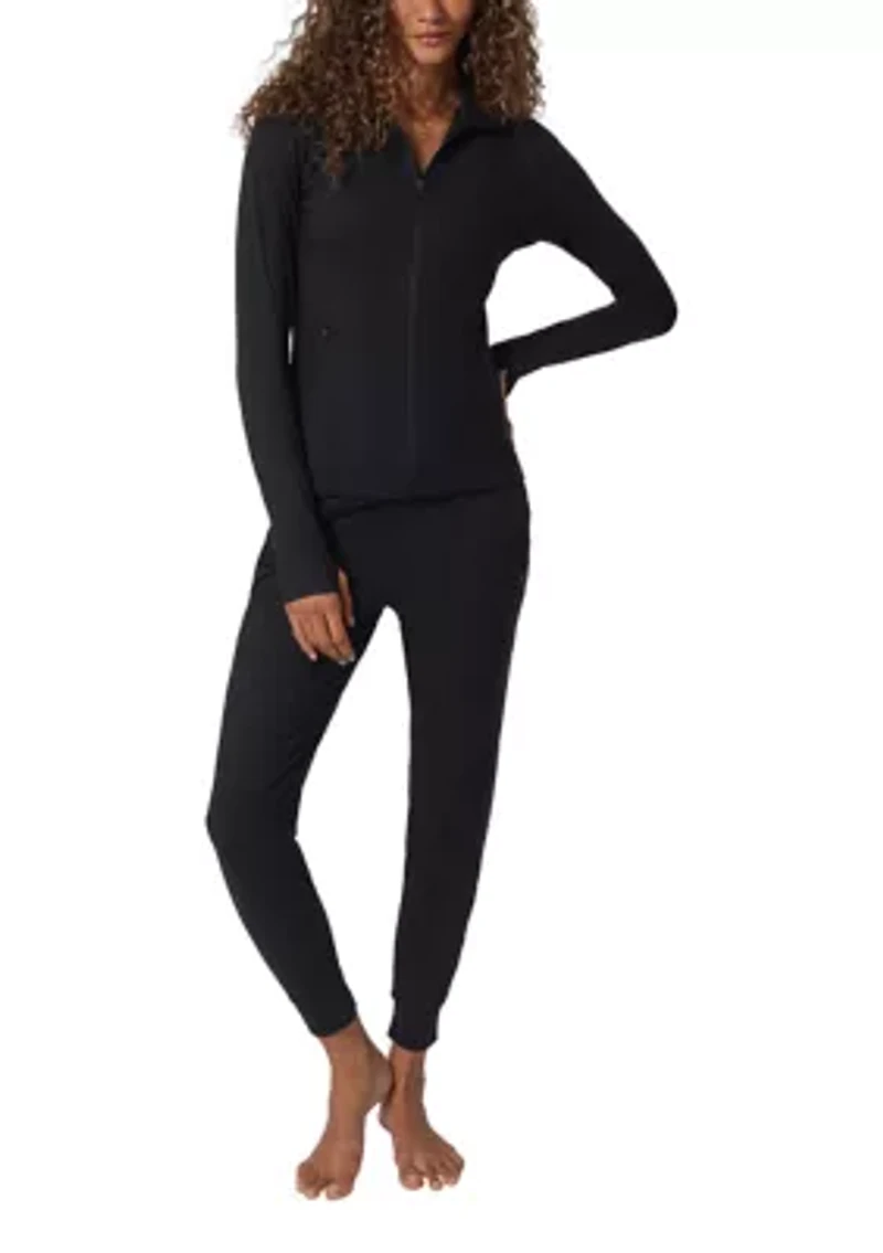 Luxe Pro Element Full Zip Ribbed Jacket
