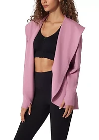 Women's Scuba Cardigan with Pockets