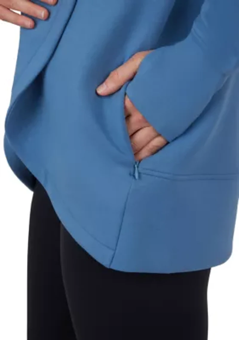 Women's Scuba Cardigan with Pockets