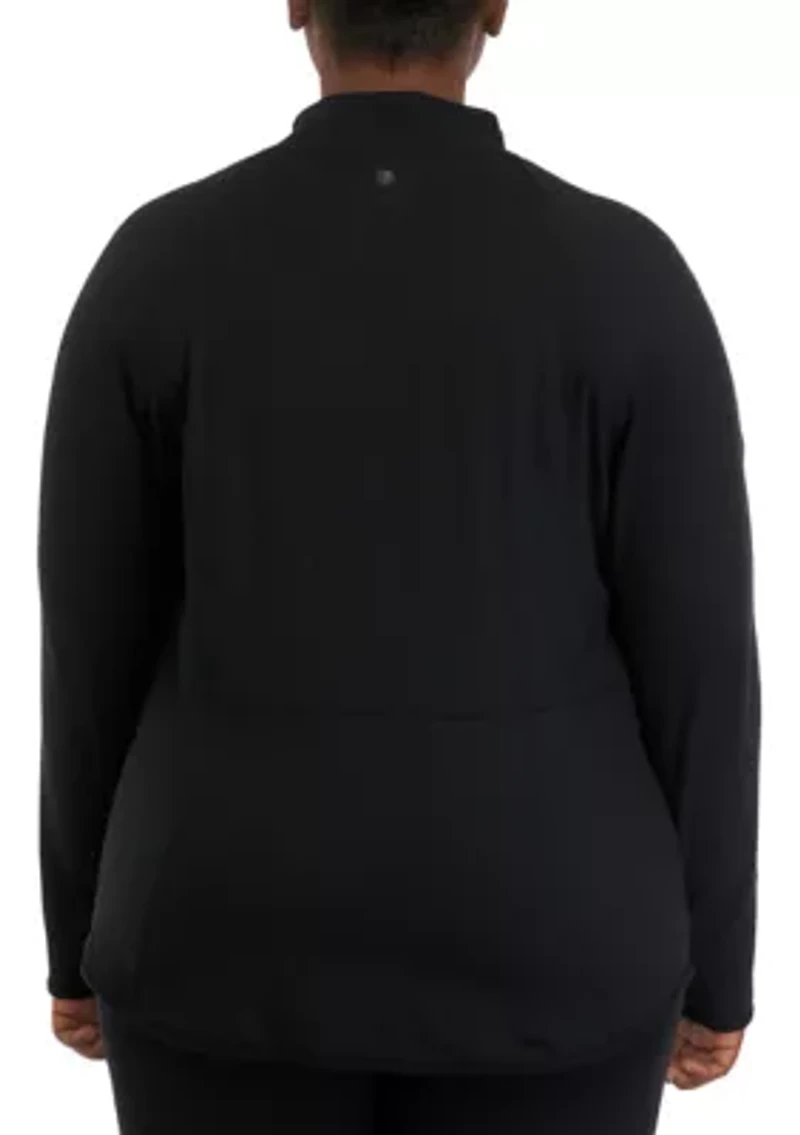 Plus Rebel Flared Bottom Full Zip Jacket