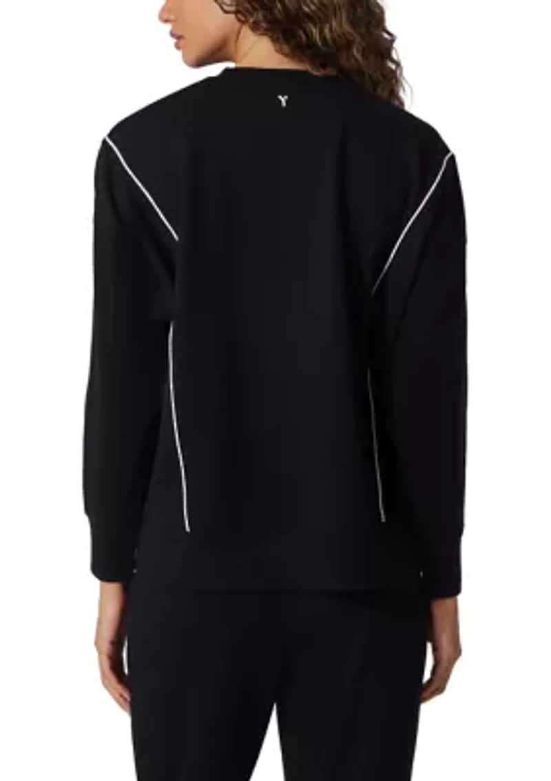 Women's Scuba Zuri Pullover Sweatshirt with Contrast Lining