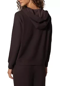 Scuba Rib V-Neck Pullover Hoodie