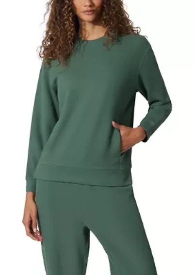 Women's Scuba Rib Crew Pullover