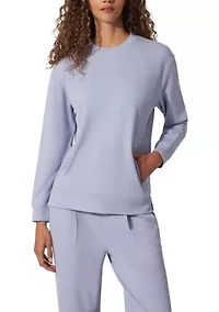 Women's Scuba Rib Crew Pullover