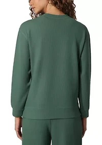 Women's Scuba Rib Crew Pullover