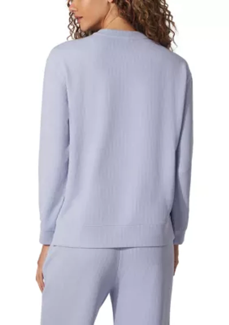 Women's Scuba Rib Crew Pullover
