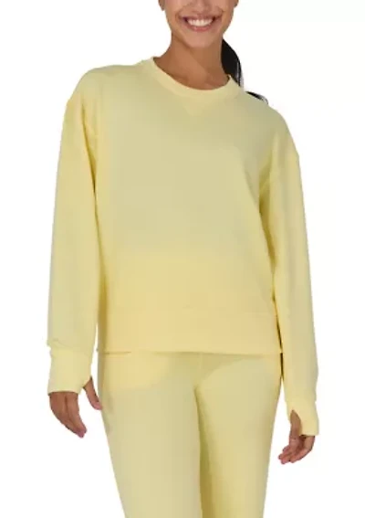 Women's Brushed All Day Terry Crew Neck Sweatshirt