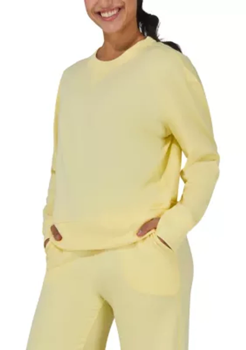 Women's Brushed All Day Terry Crew Neck Sweatshirt