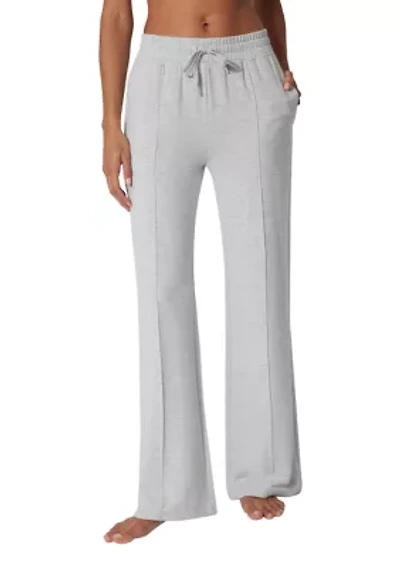 Brushed High Rise Wide Leg Pants
