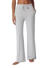 Brushed High Rise Wide Leg Pants